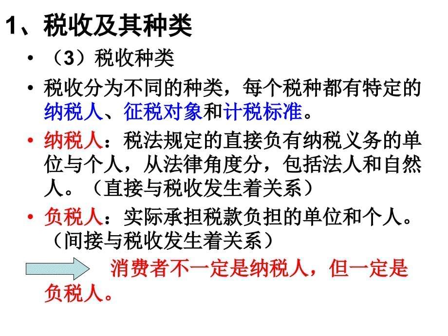 人教版高中思想政治《经济生活》课件：征税和纳税_第5页