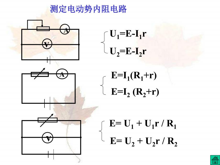 高三物理电源电动势和内阻的测定_第3页