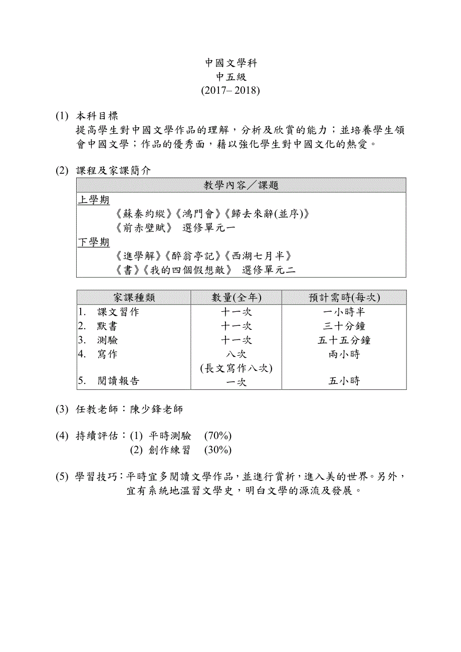 中国文学科中五级_第1页