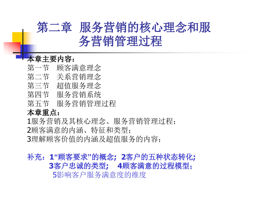 服务营销的核心理念和服务营销管理过程_第1页