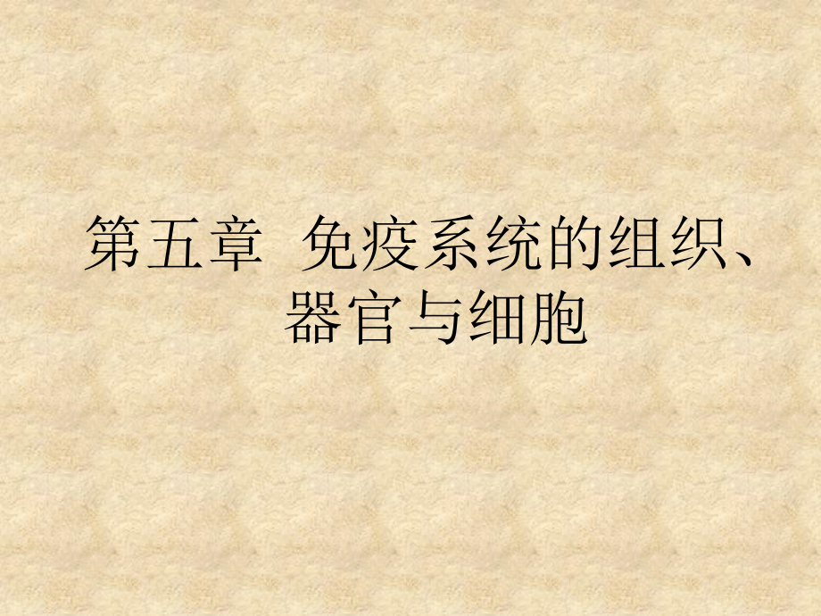 免疫系统的组织器官与细胞_第1页