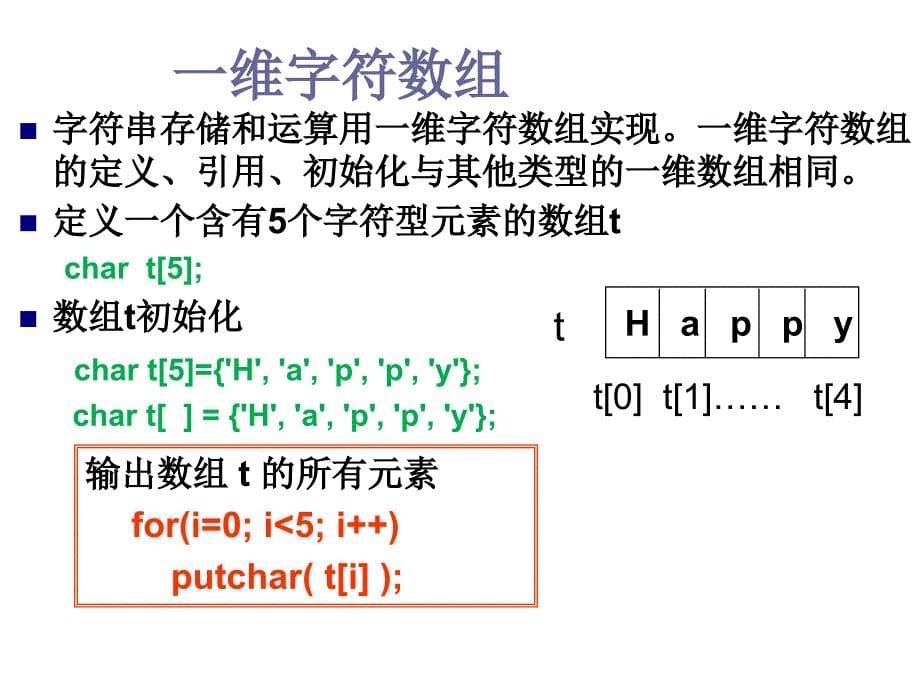 字符型数组及字符串处理_第5页