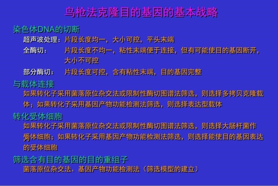 目的基因的克隆与基因文库的构建1_第5页