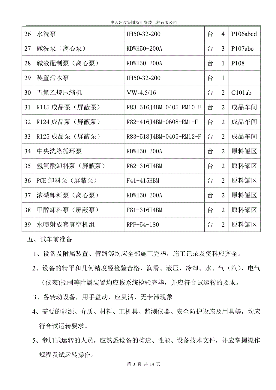 化工单机试车方案_第3页