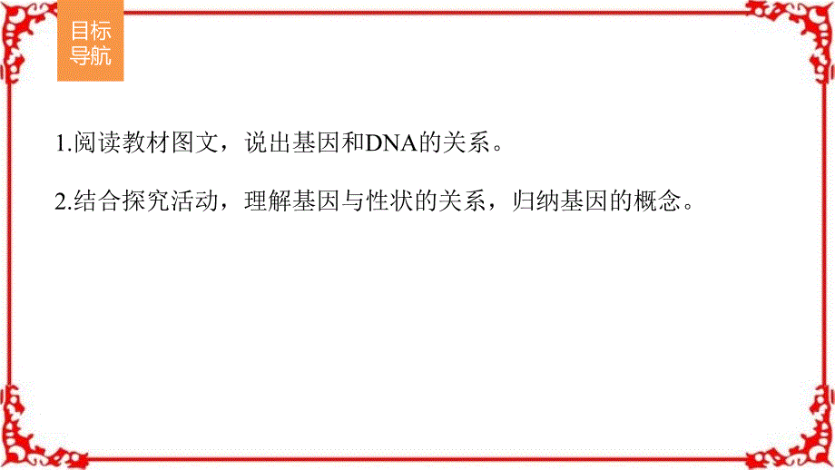 2016-2017高中生物必修2中图版课件-基因对形状的控制321认识基因_第2页