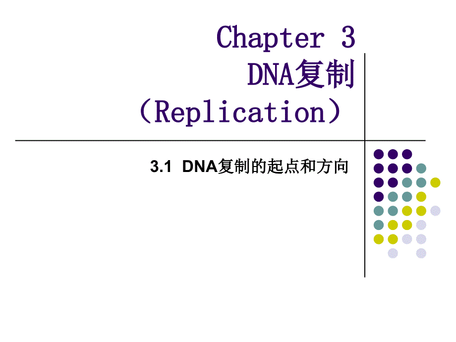 分子生物学3DNA复制_第1页