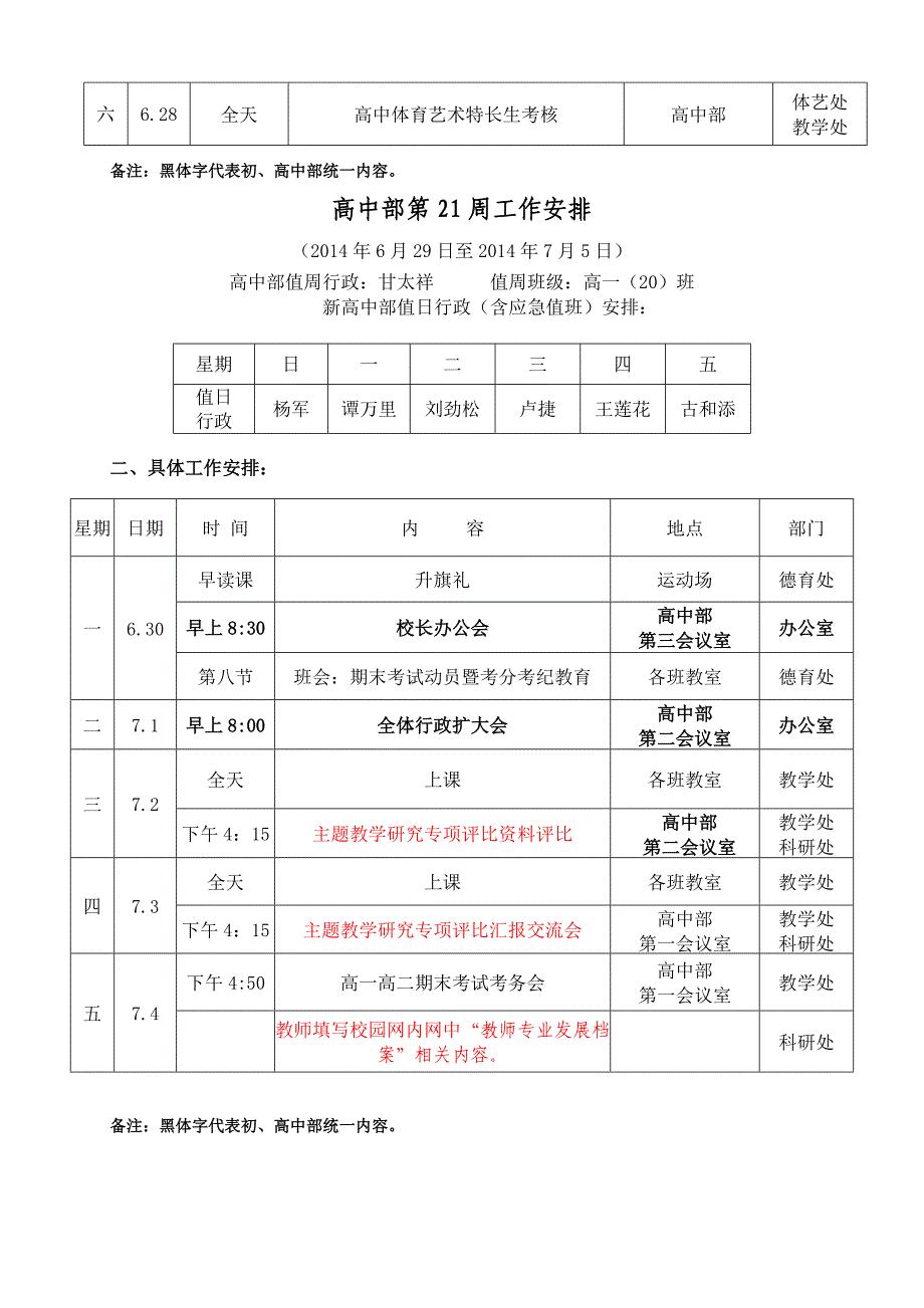 科研处2013-2014学年第二学期高中部期末工作安排及开学初工作安排暑假2014164_第4页