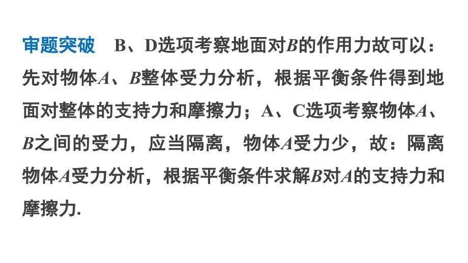 专题一受力分析物体的平衡高考定位方法提炼突破训练共42张_第5页