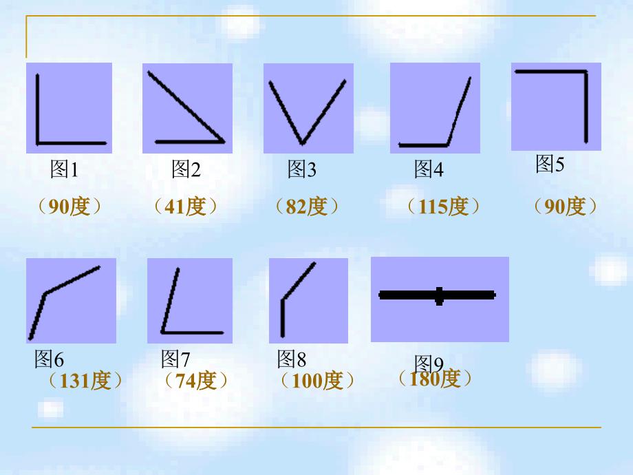 北师大版数学四年级上册《角的分类》课件_第4页