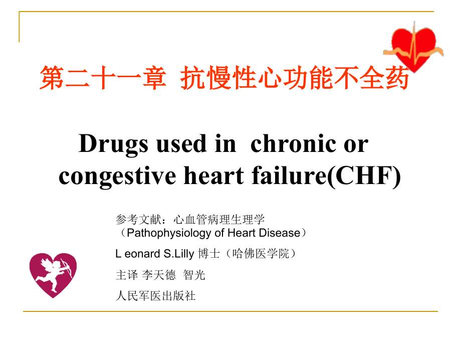 抗慢性心功能不全药_第1页