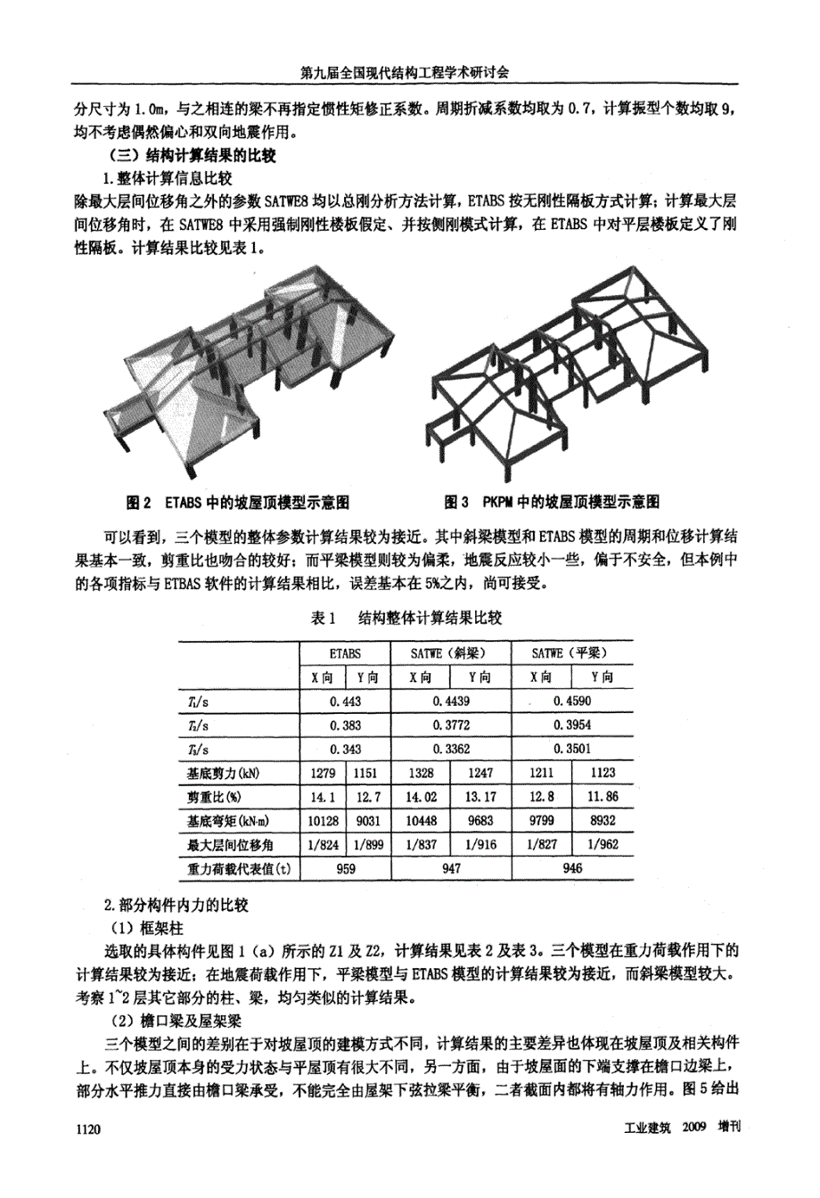 坡屋顶异形柱框架结构设计_第3页