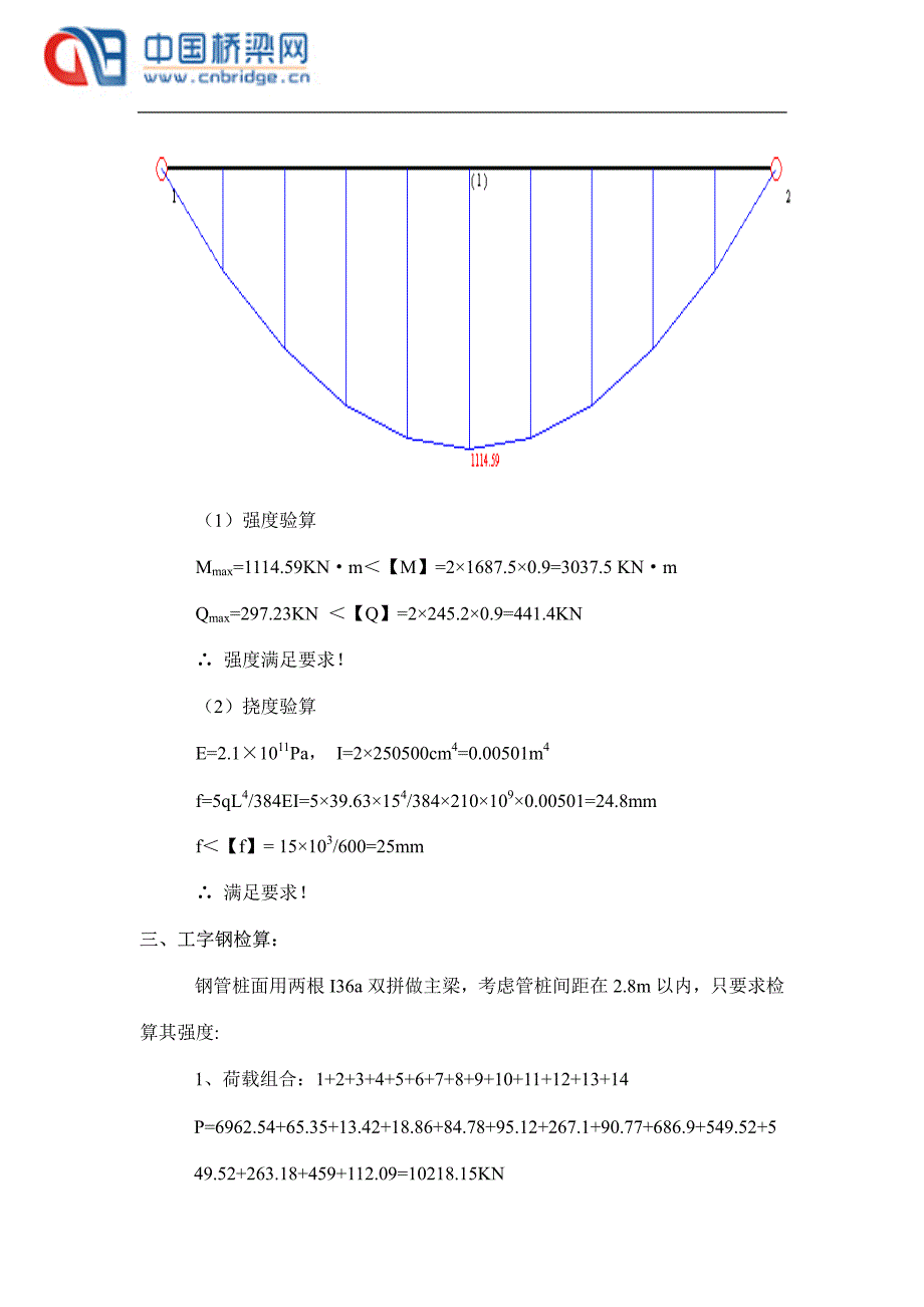 某大桥支架模板及钢管桩承载力计算_第4页