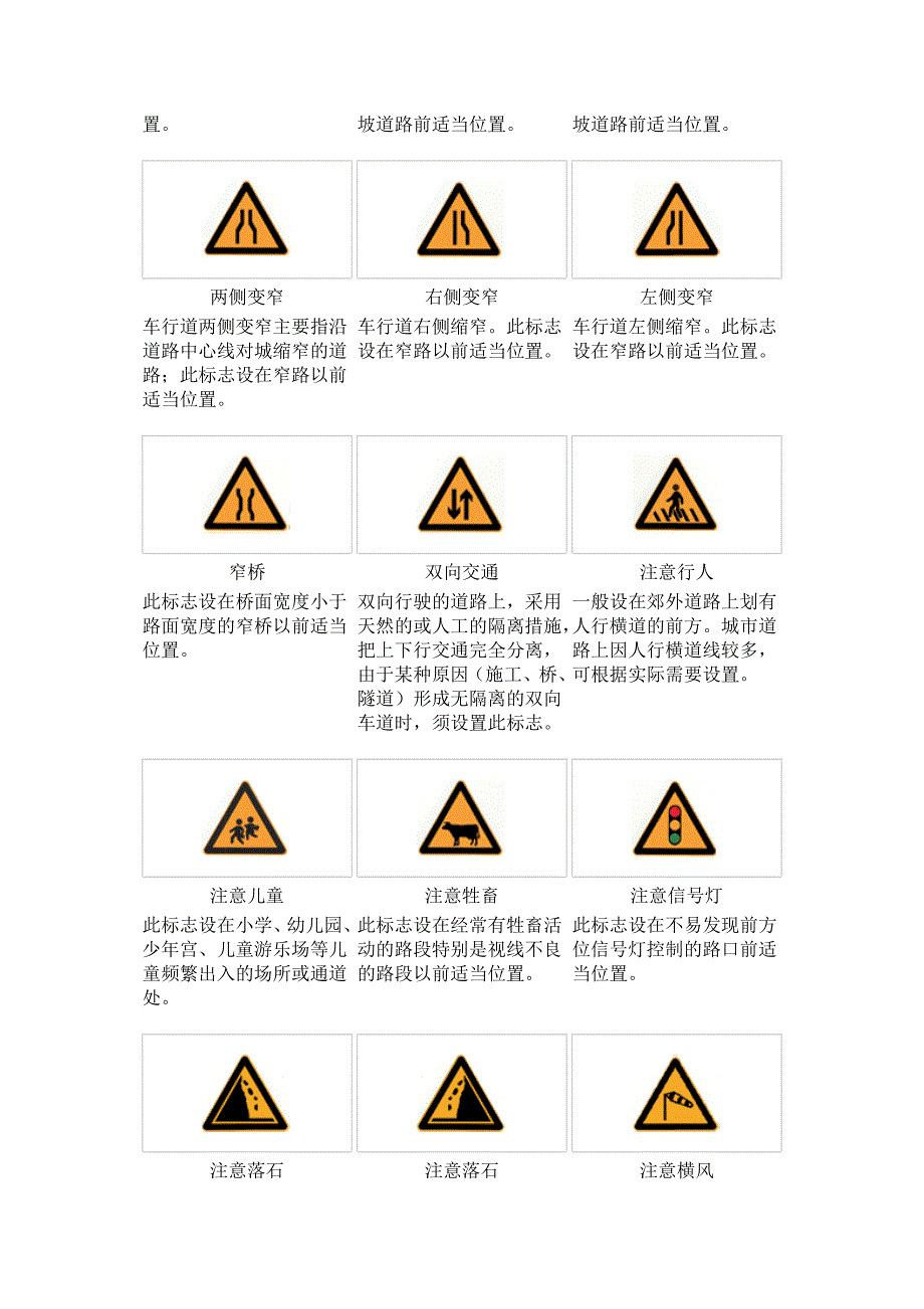 交通标志及相关法规_第2页