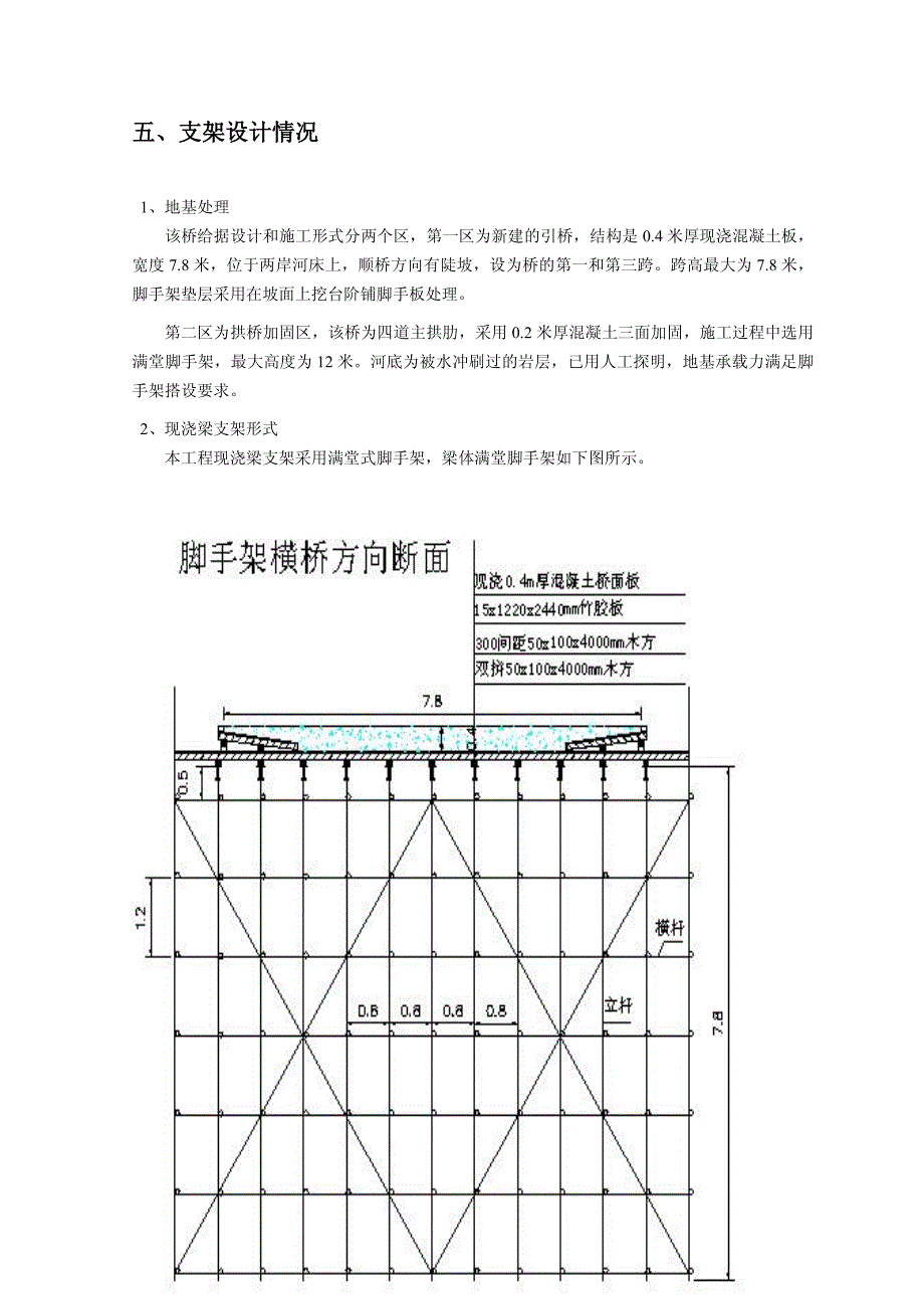 拱桥加固满堂脚手架施工方案_第4页