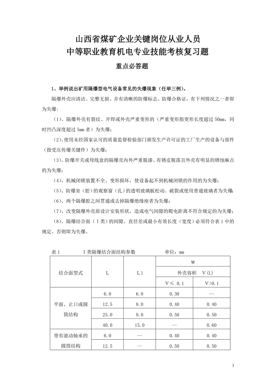 机电专业技能考核题_第1页