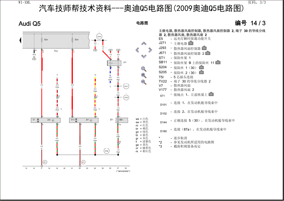 奥迪q5电路图(2009奥迪q5电路图)_第3页