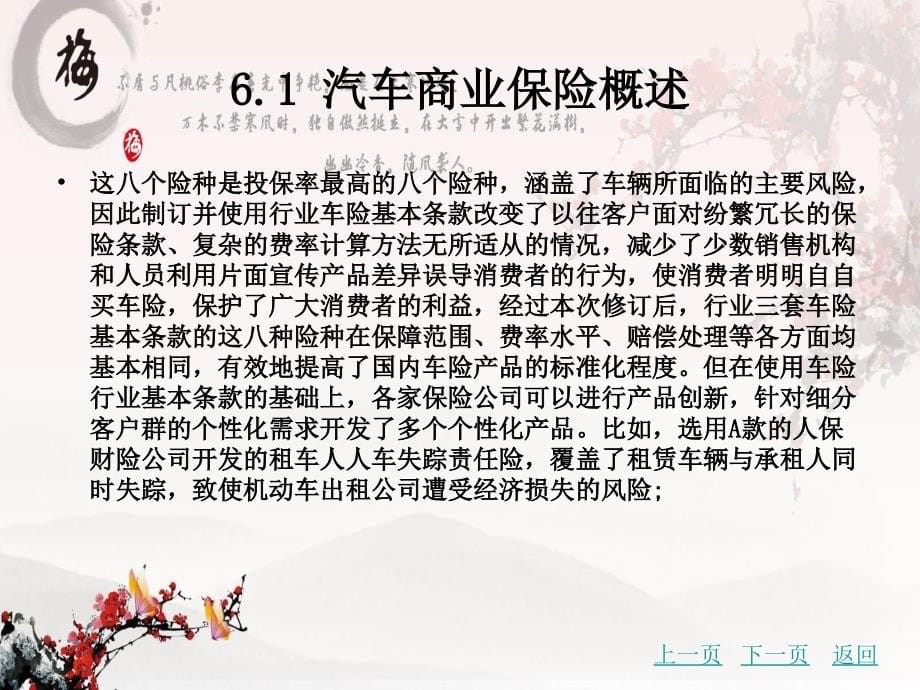 汽车保险课件模块六汽车商业保险_第5页