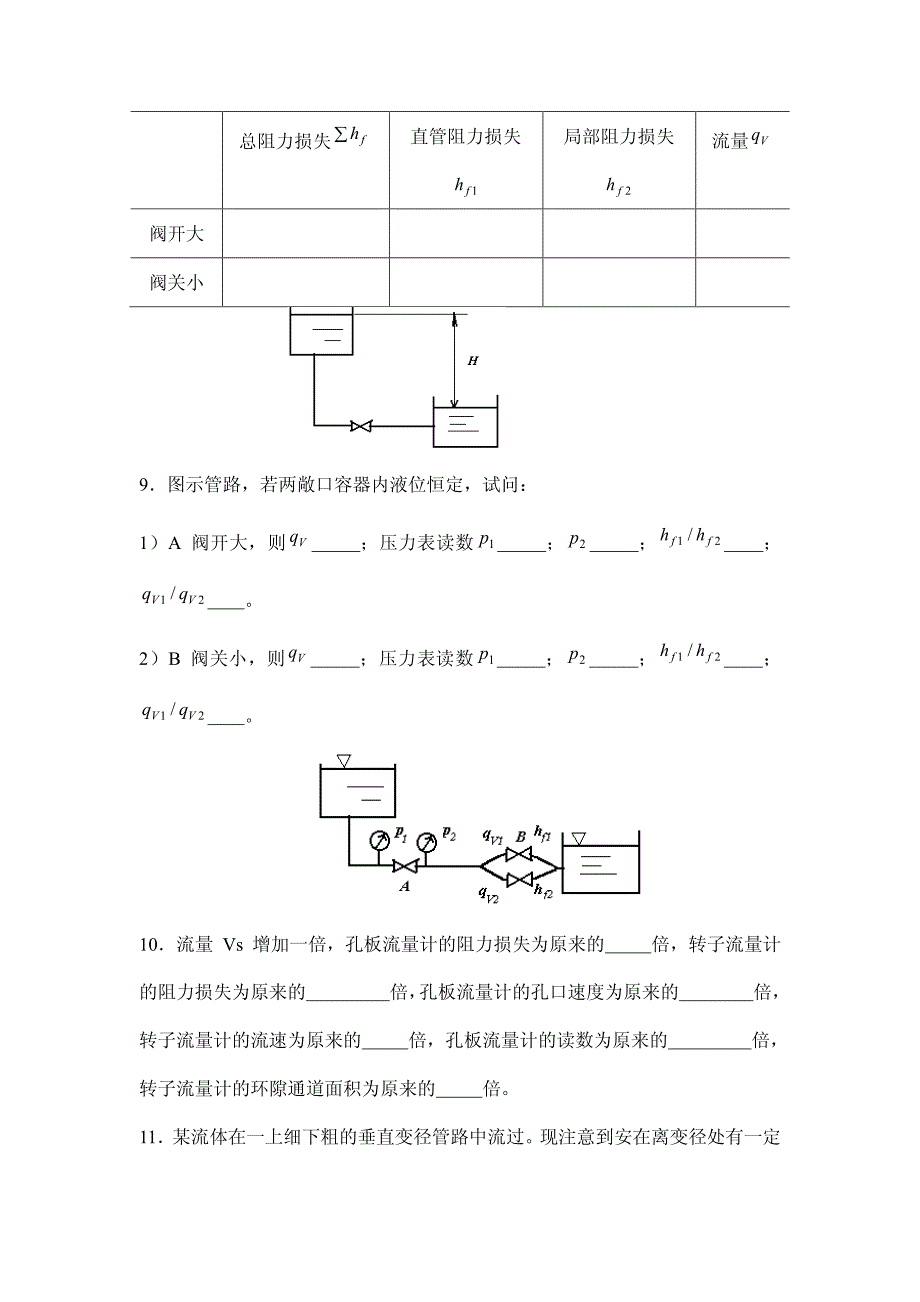 化工原理流体流动01习题_第4页