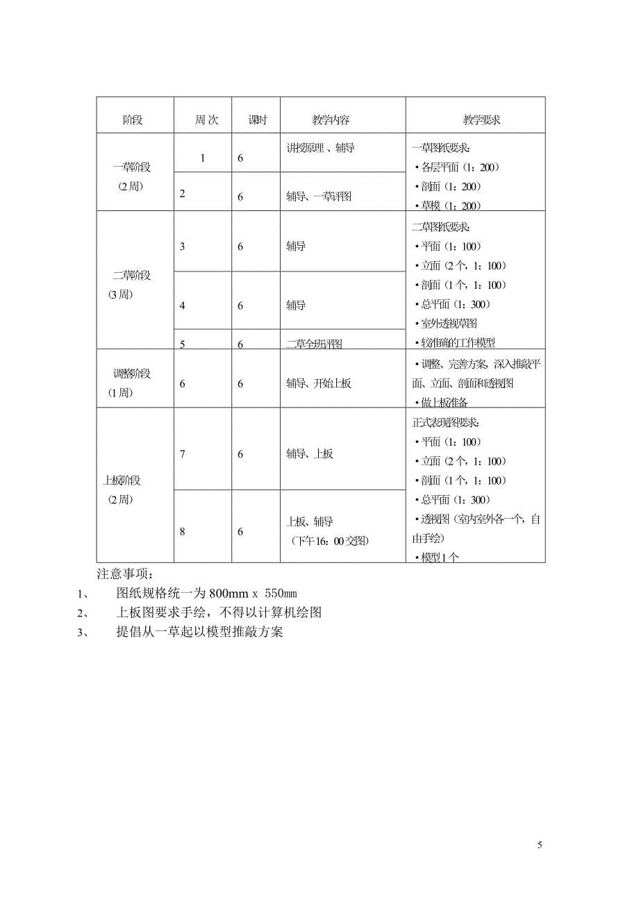 别墅设计指导书和任务书_第5页