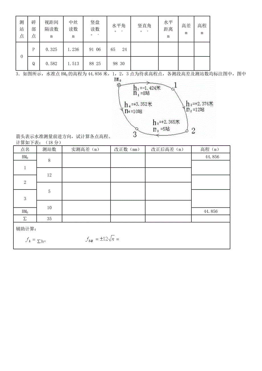 工程测量学试卷及答案_第2页