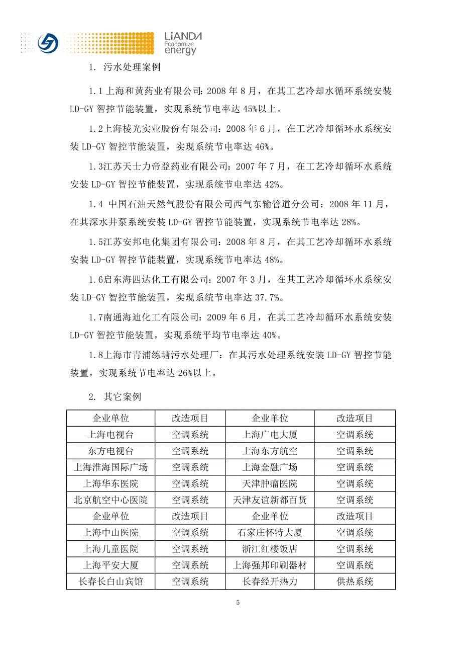 上海联达污水处理系统节能改造内容简介_第5页