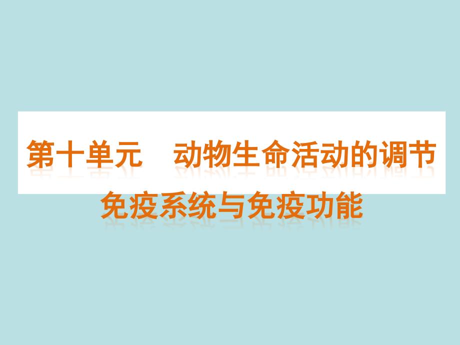 动物生命活动的调节 免疫系统与免疫功能_第2页