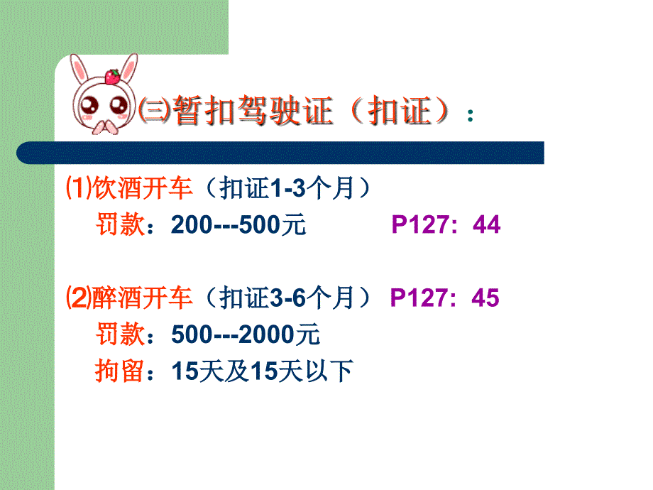 最新驾校考试资料_第4页