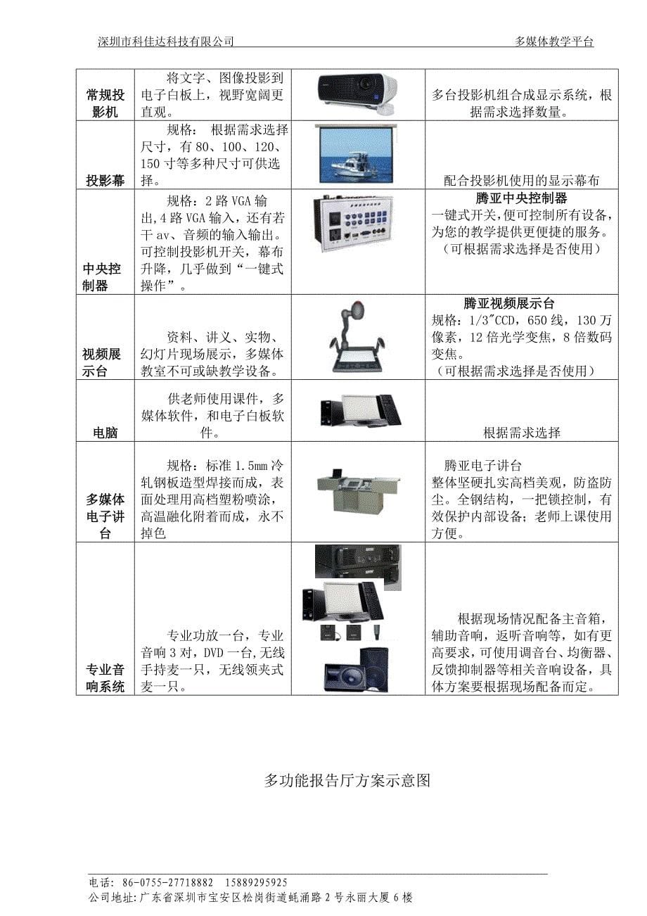 多媒体教室选择(科佳达科技)_第5页