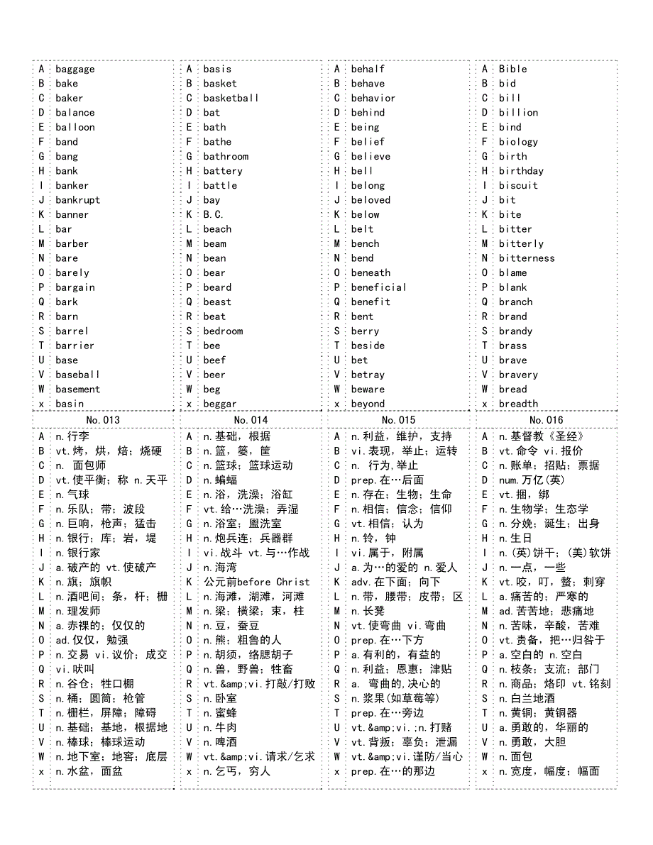 考研词汇背诵手册_第4页