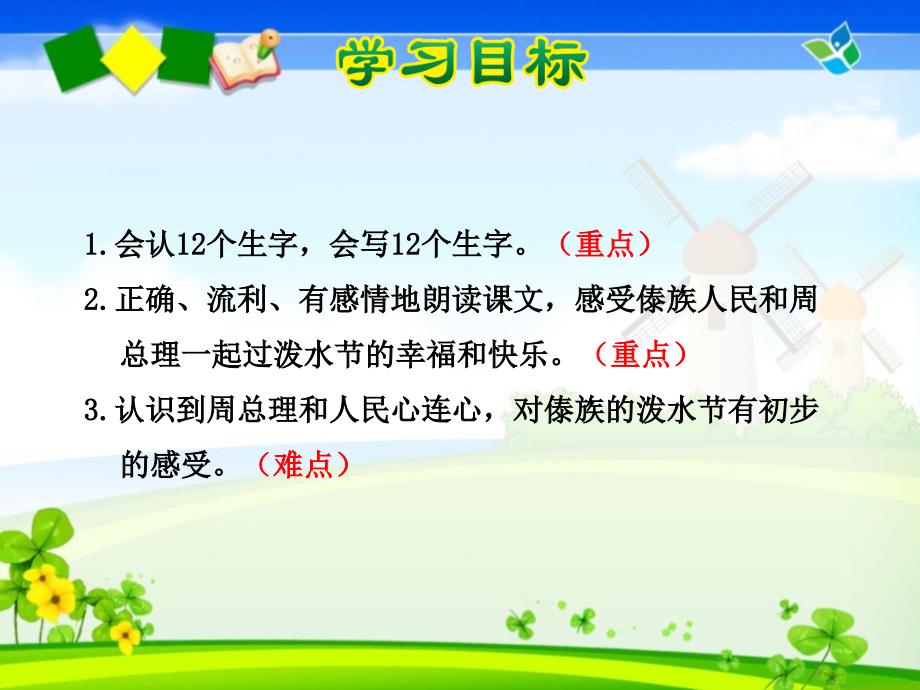 最新人教版二年级语文下册难忘泼水节 精品课件_第3页