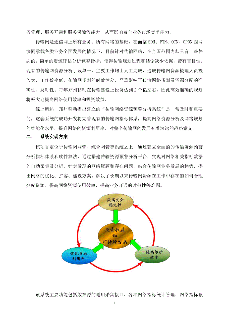 传输网络资源预警分析系统_第4页