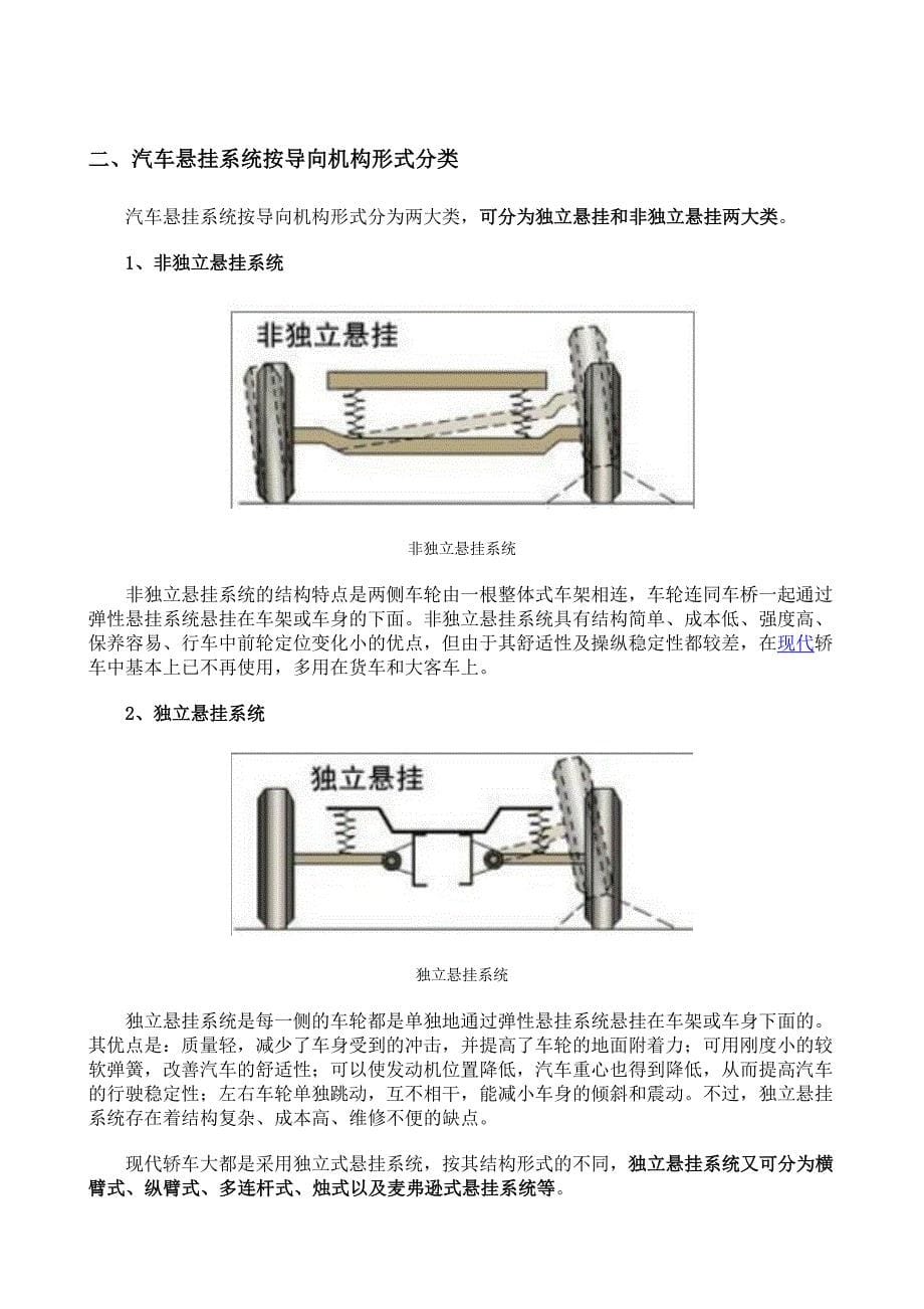 汽车悬挂的分类及性能_第5页