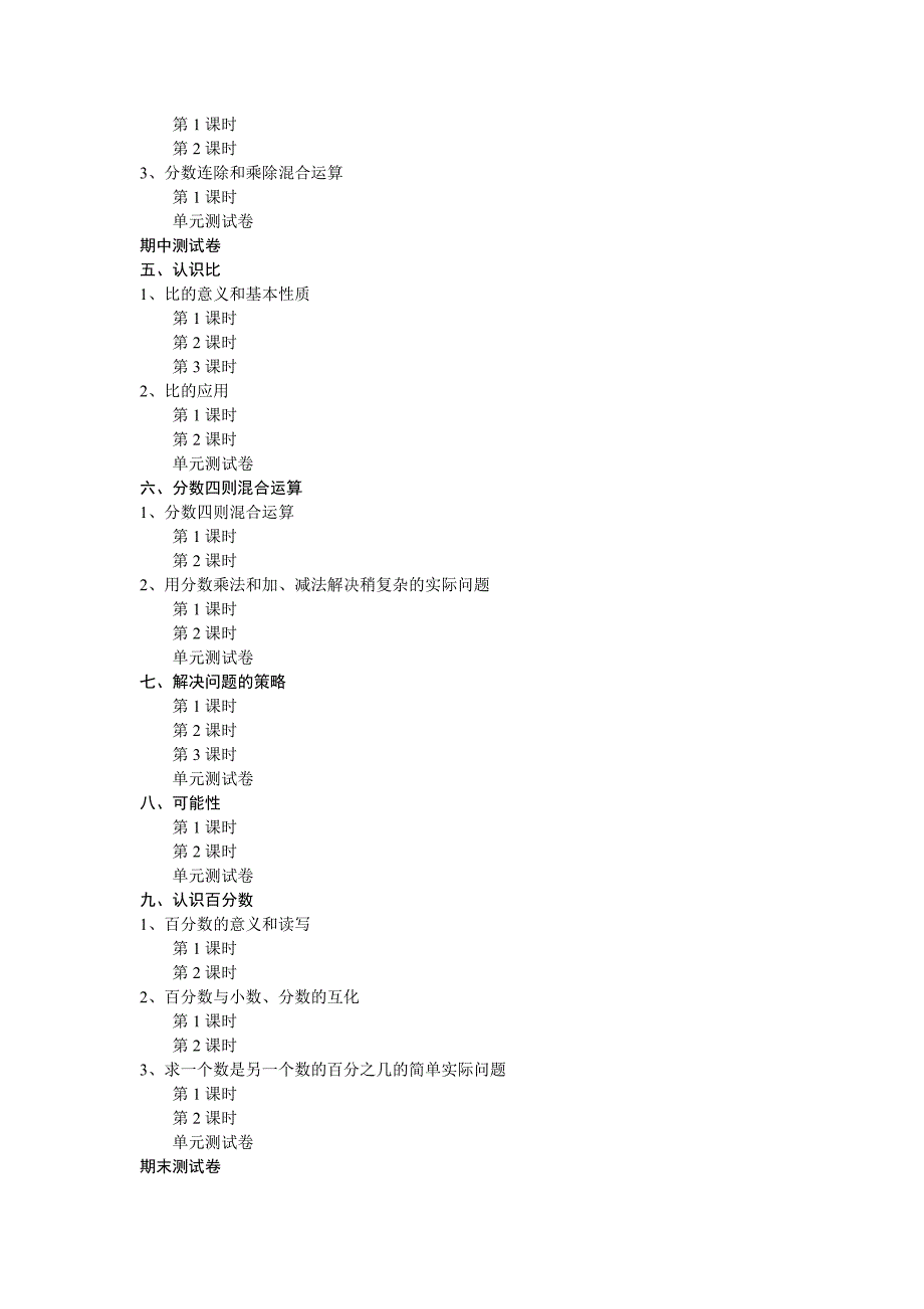 六年级上册阶梯训练_第2页