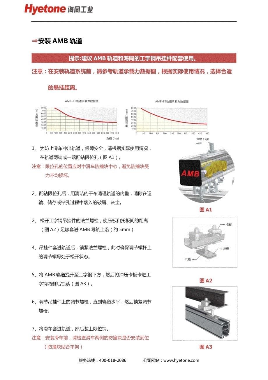 海同工业amb高强度铝合金轨道系统_第5页