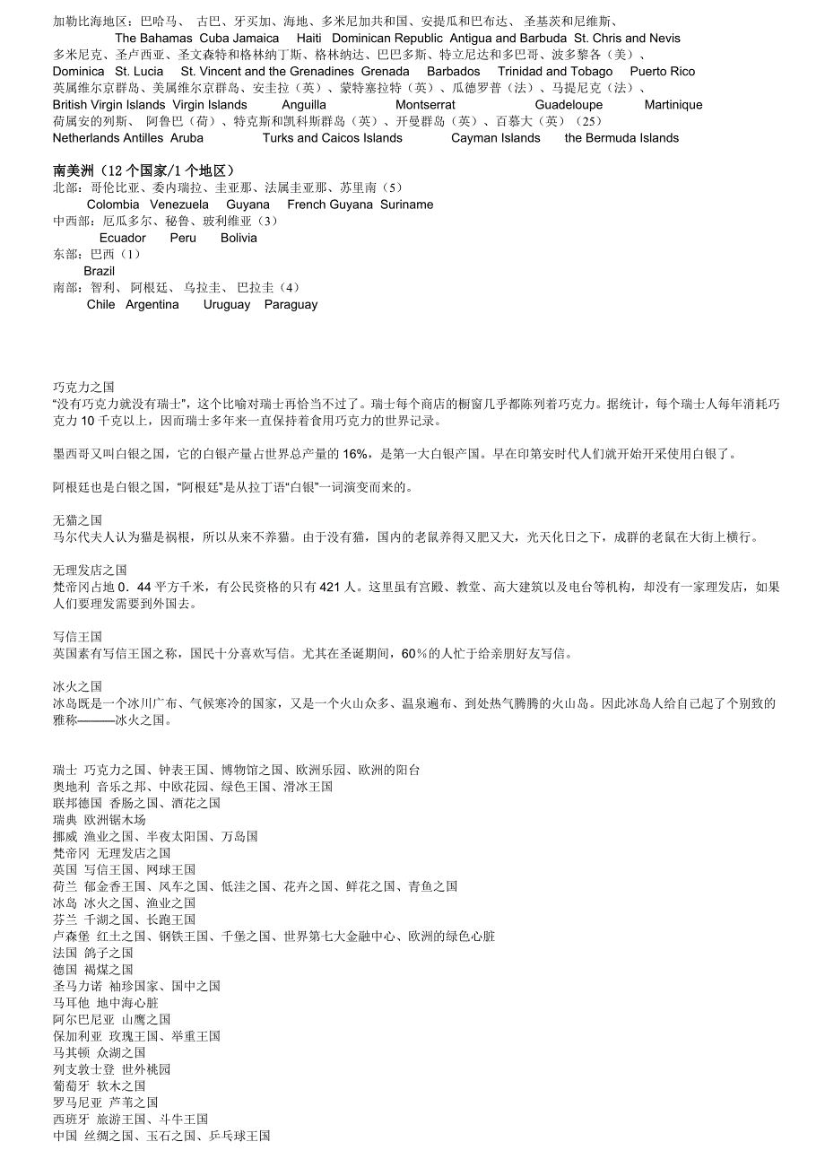 世界各国详细国家_第2页