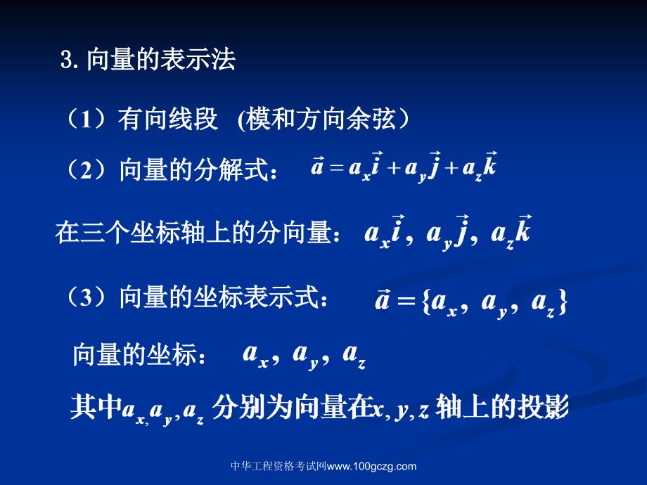 空间解析几何(空间向量和参数方程)_第3页