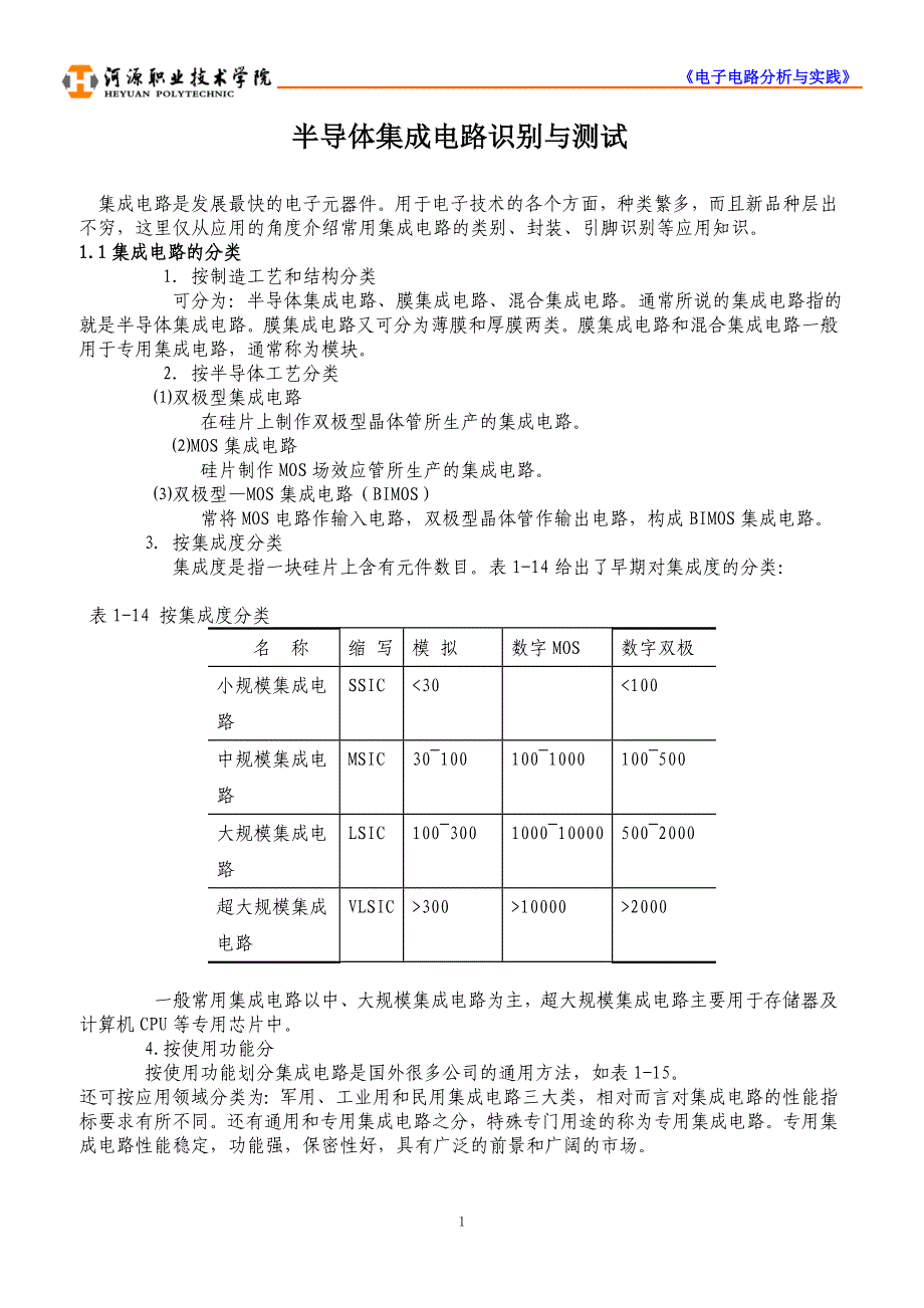 半导体集成电路识别与测试_第1页