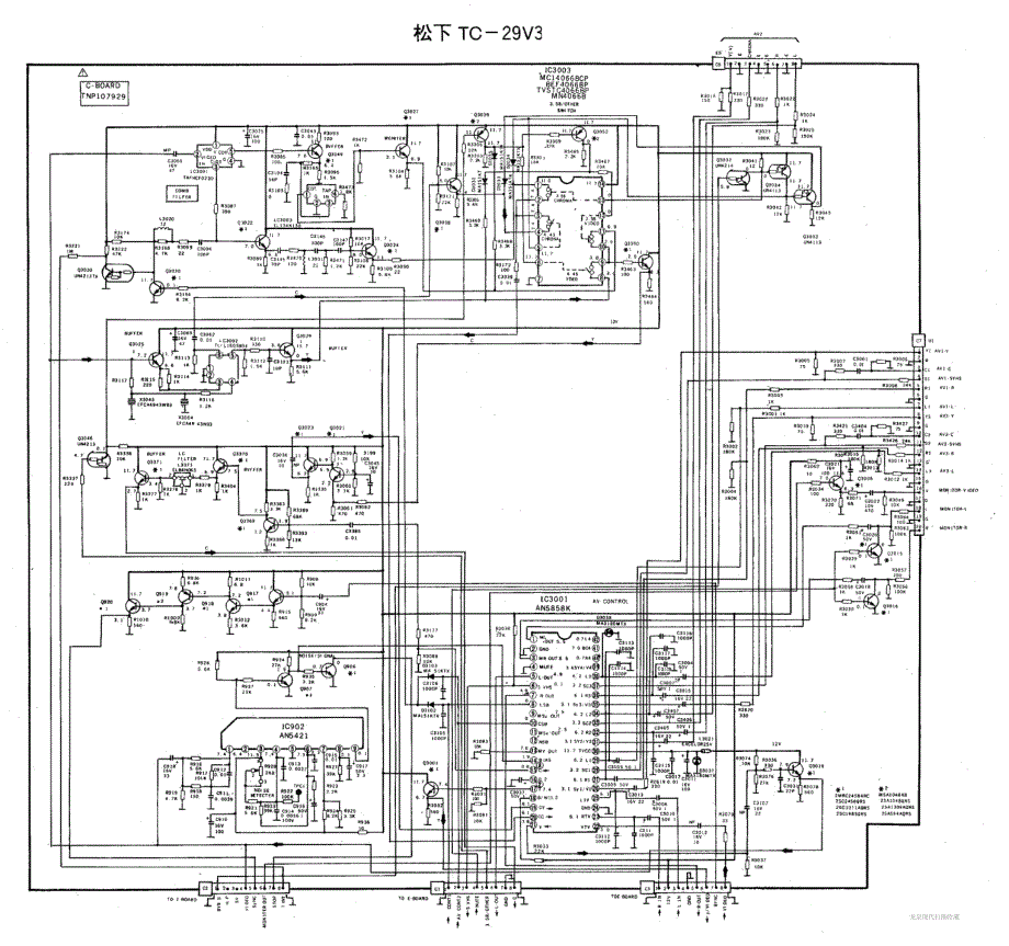 电视机tc-33v32hn原理图_第3页