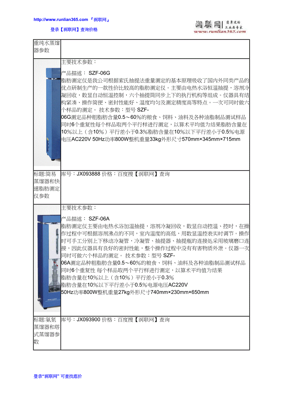 太阳能海水蒸馏器和sz-93a自动双重纯水蒸馏器价格_第4页