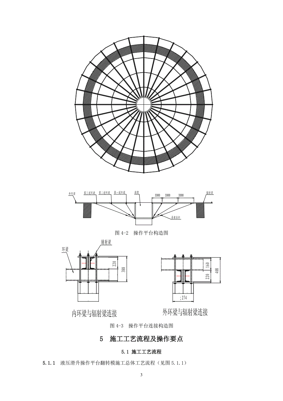 烟囱提升平台翻转模施工工法_第3页