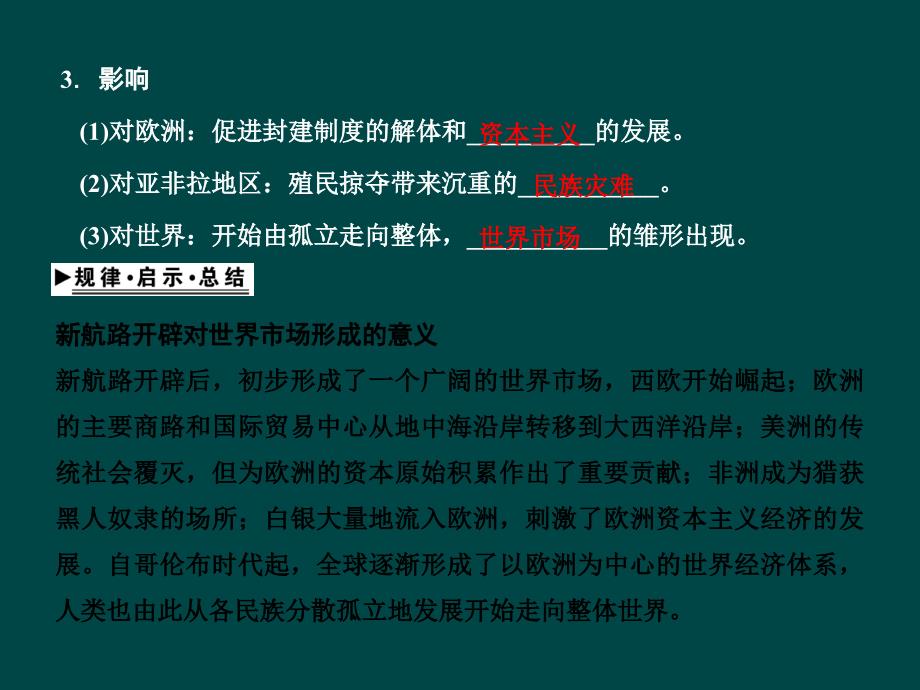 2011二轮历史考点突破复习课件：资本主义世界市场的形成和发展_第4页