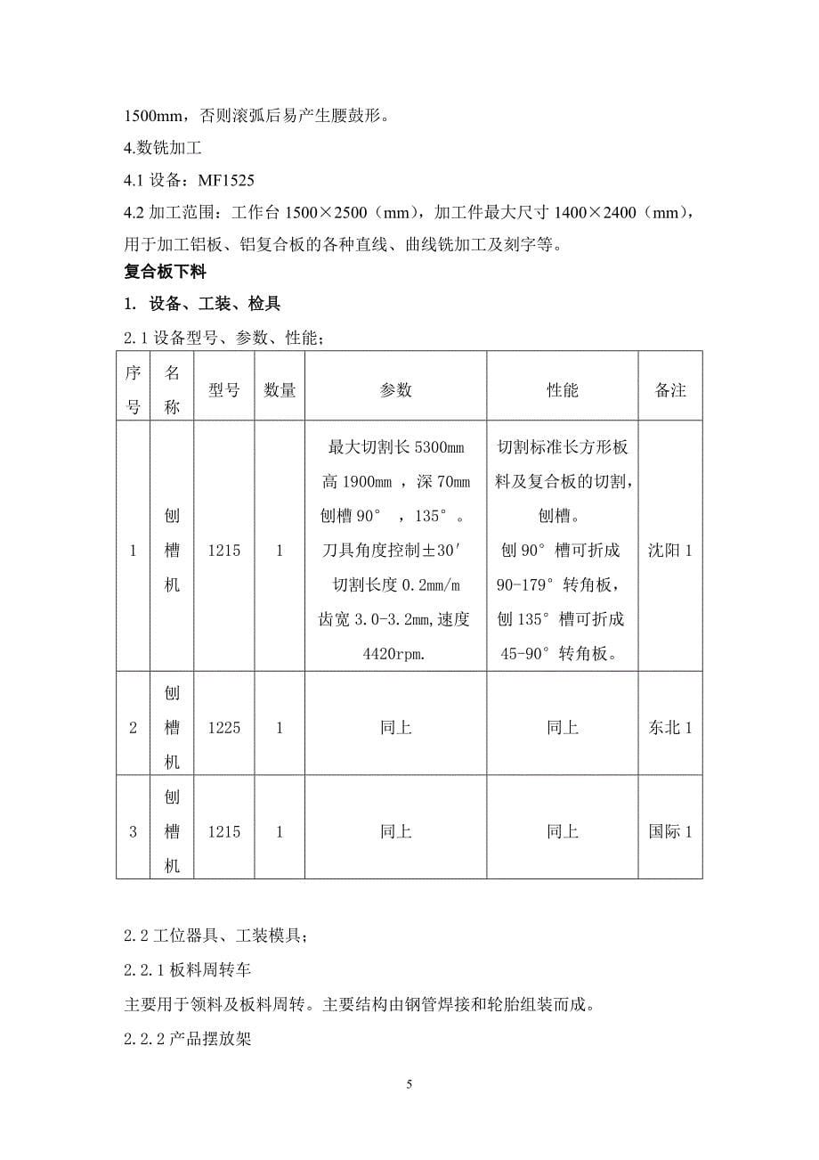 框架式幕墙加工工艺标准_第5页