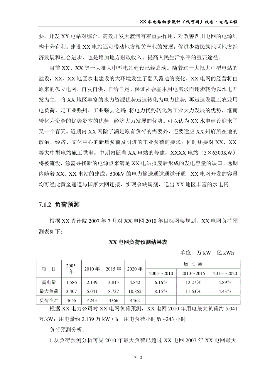 水电站电气工程初步设计报告_第2页