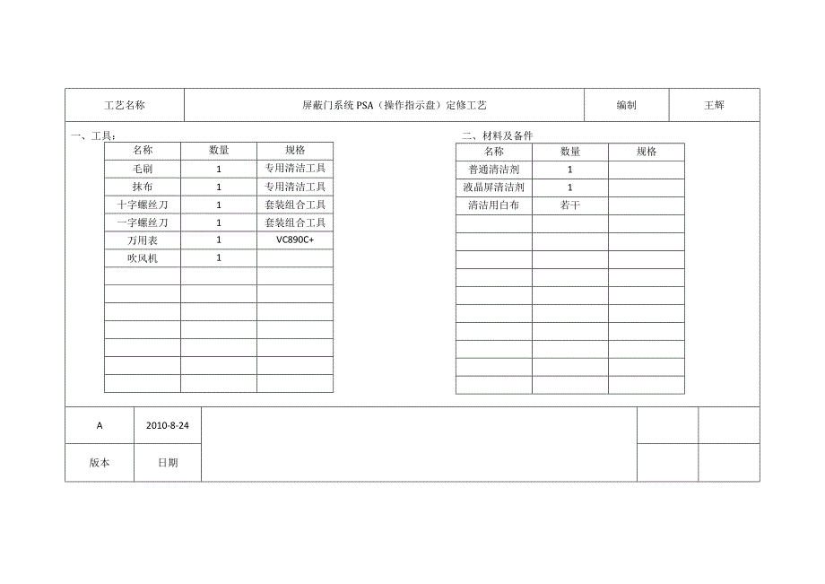 屏蔽门维修工艺_第1页
