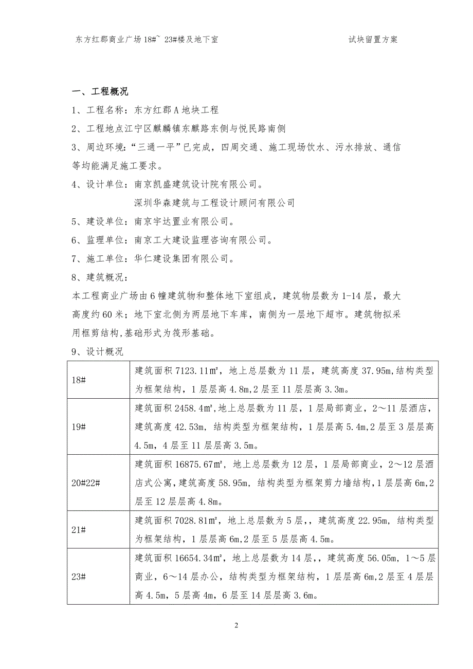 东方红郡试块留置方案_第2页