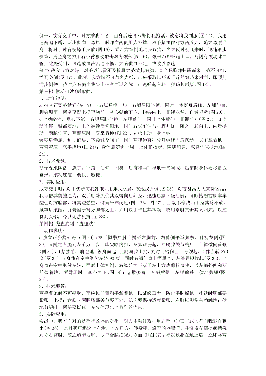 少林粘衣闪翻门拳法精粹——滚躺翻地功术_第2页