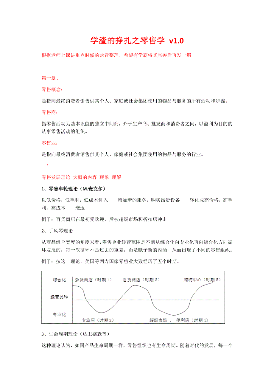 广外营销零售学复习_第1页