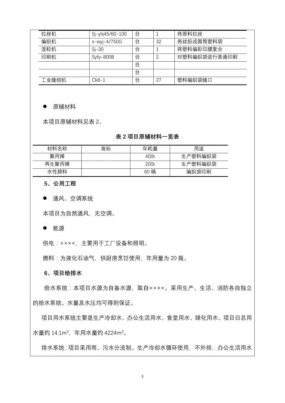 复合编织袋的环评_第5页