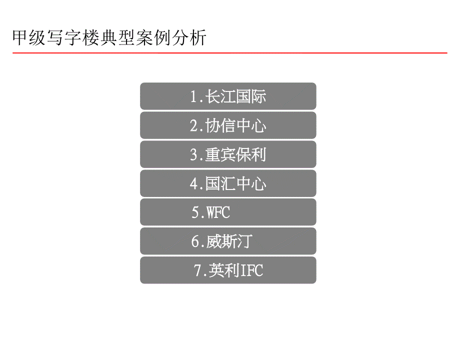 重庆甲级写字楼案例分析_第1页