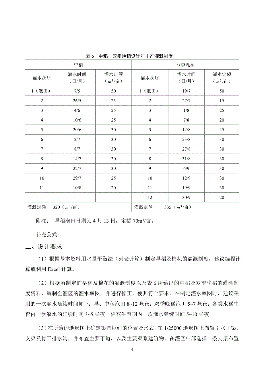 灌区灌溉系统的规划设计_第4页